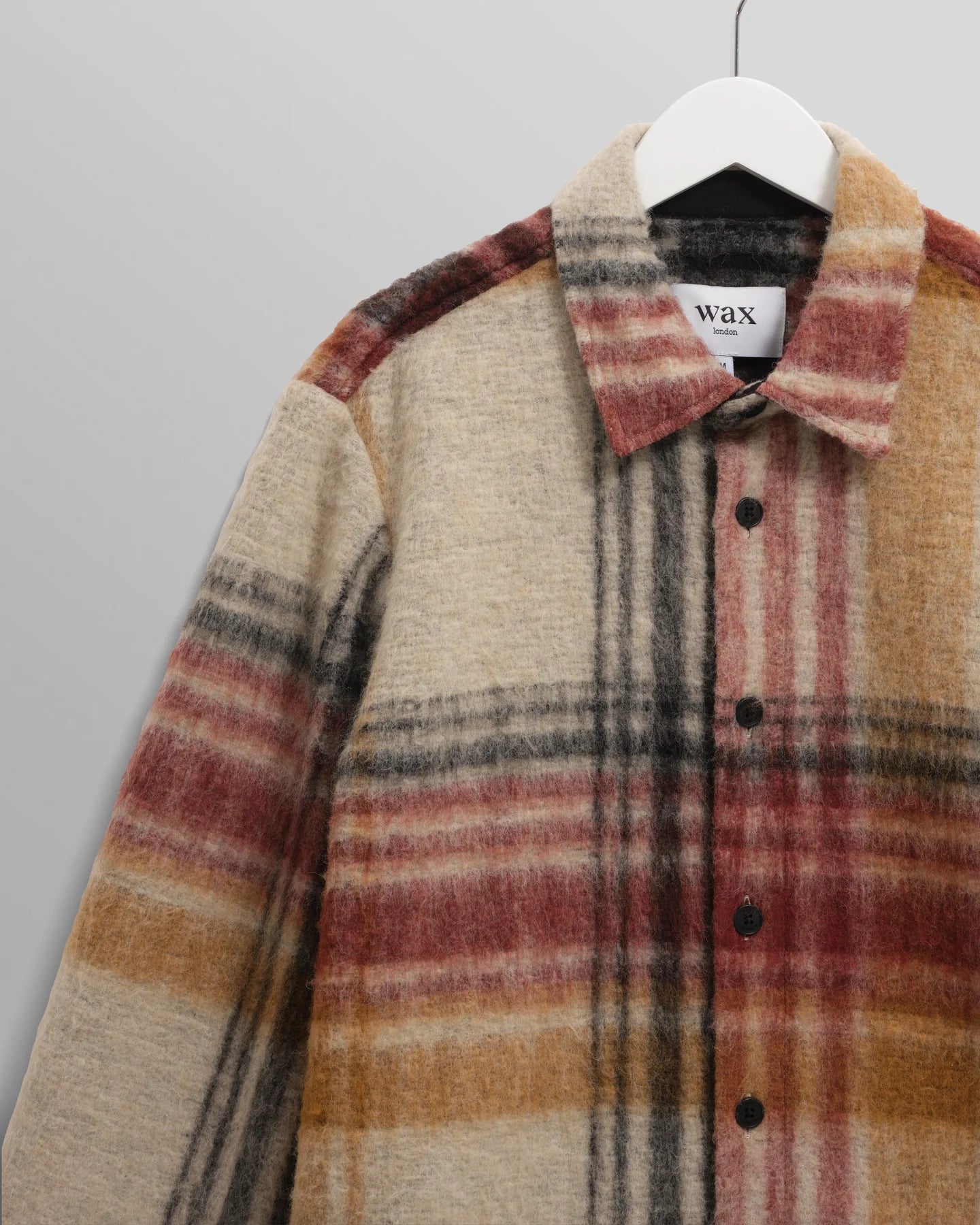 Wax London Nolan Wool Overshirt - Endless Waves