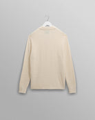 Wax London Oban Diamond Stripe Knitted Polo - Endless Waves