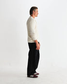 Wax London Oban Diamond Stripe Knitted Polo - Endless Waves