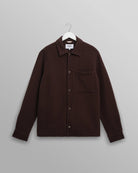 Wax London Romer Heavy Crinkle Cotton Overshirt - Endless Waves