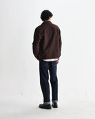 Wax London Romer Heavy Crinkle Cotton Overshirt - Endless Waves