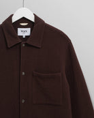 Wax London Romer Heavy Crinkle Cotton Overshirt - Endless Waves