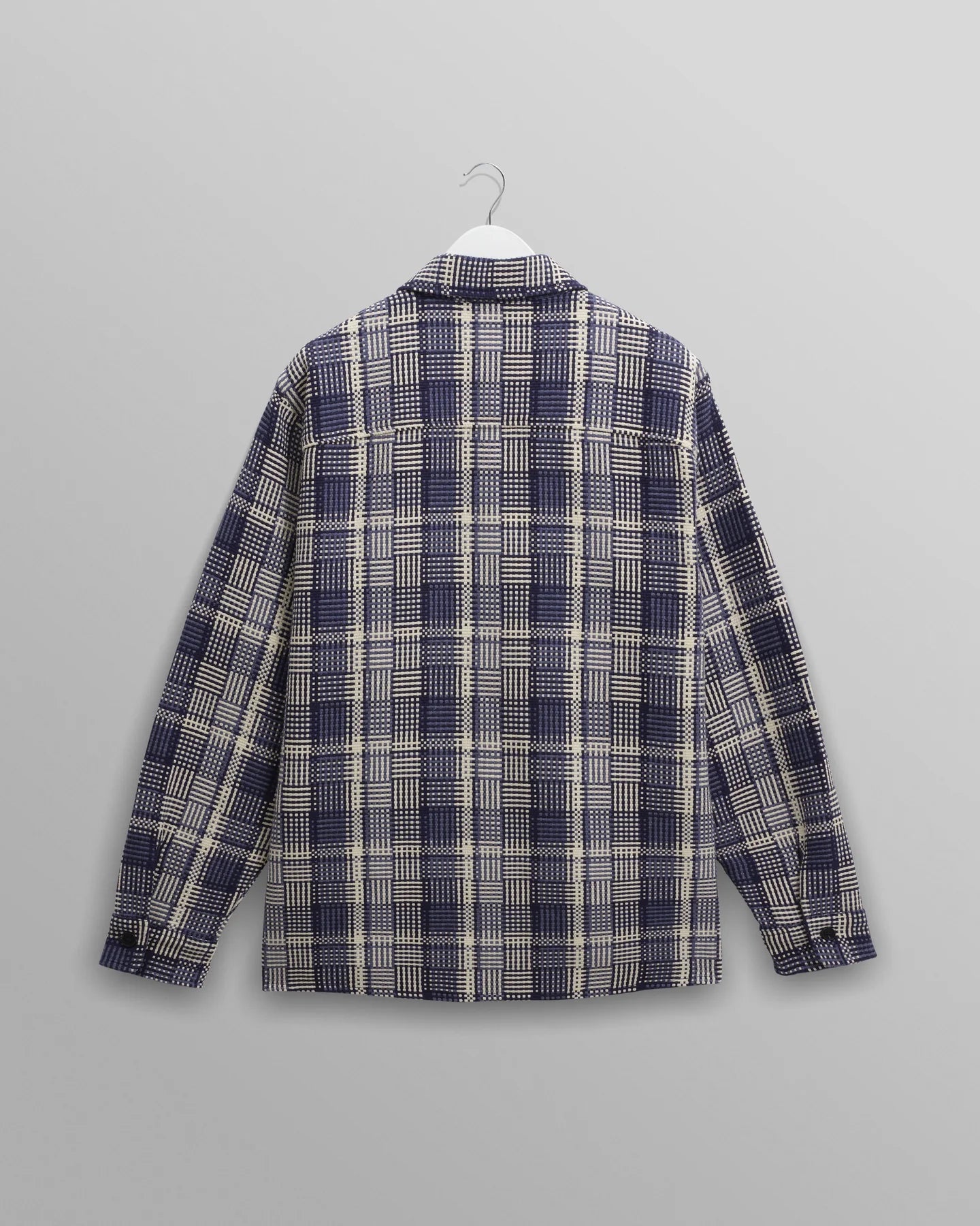 Wax London Whiting Basket Weave Overshirt - Endless Waves