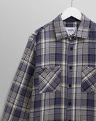 Wax London Whiting Basket Weave Overshirt - Endless Waves