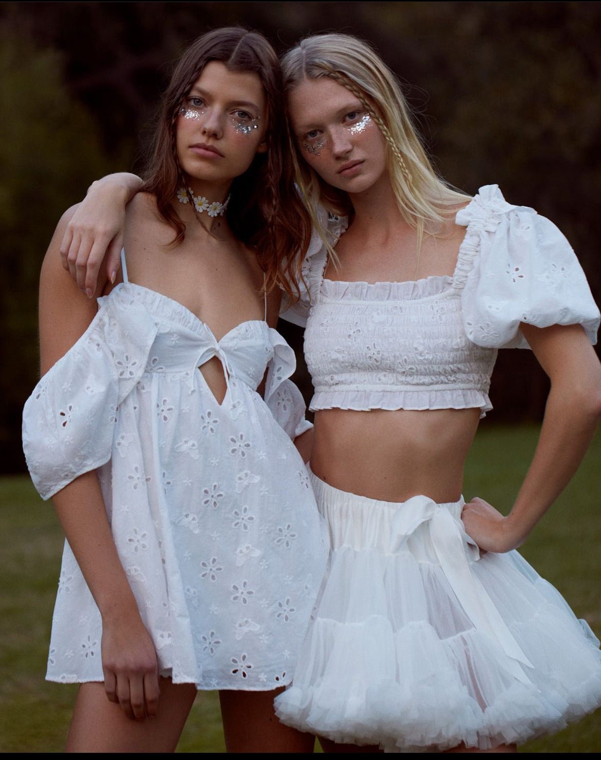 For Love & Lemons For Love & Lemons Weston Mini Dress Endless Waves