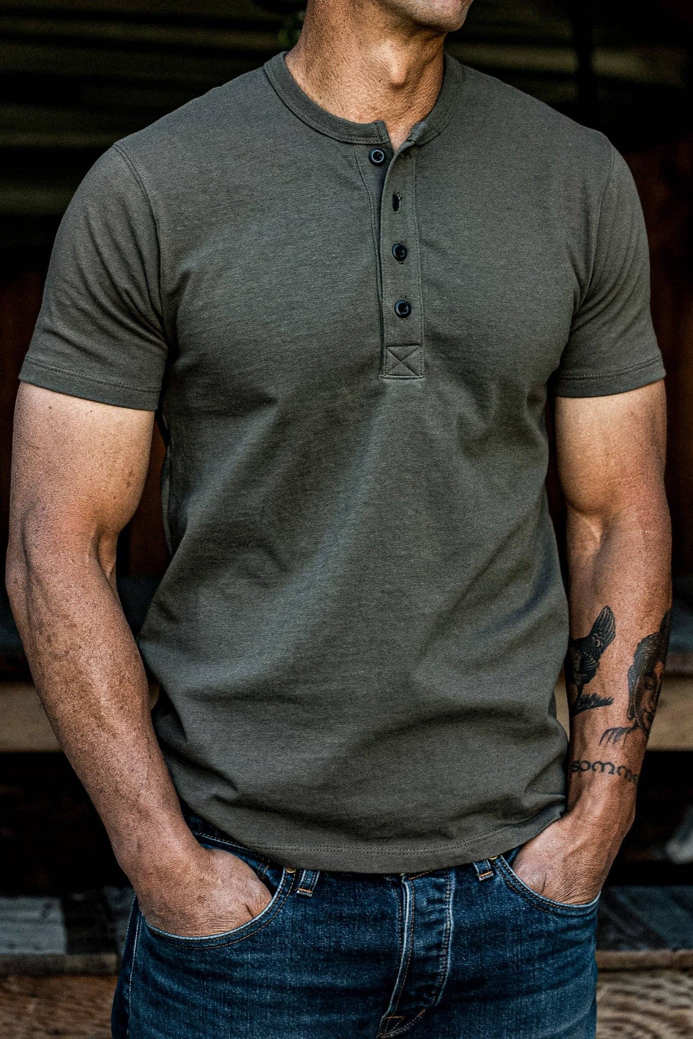 WiesMade Bolinas Heavyweight Cotton Henley