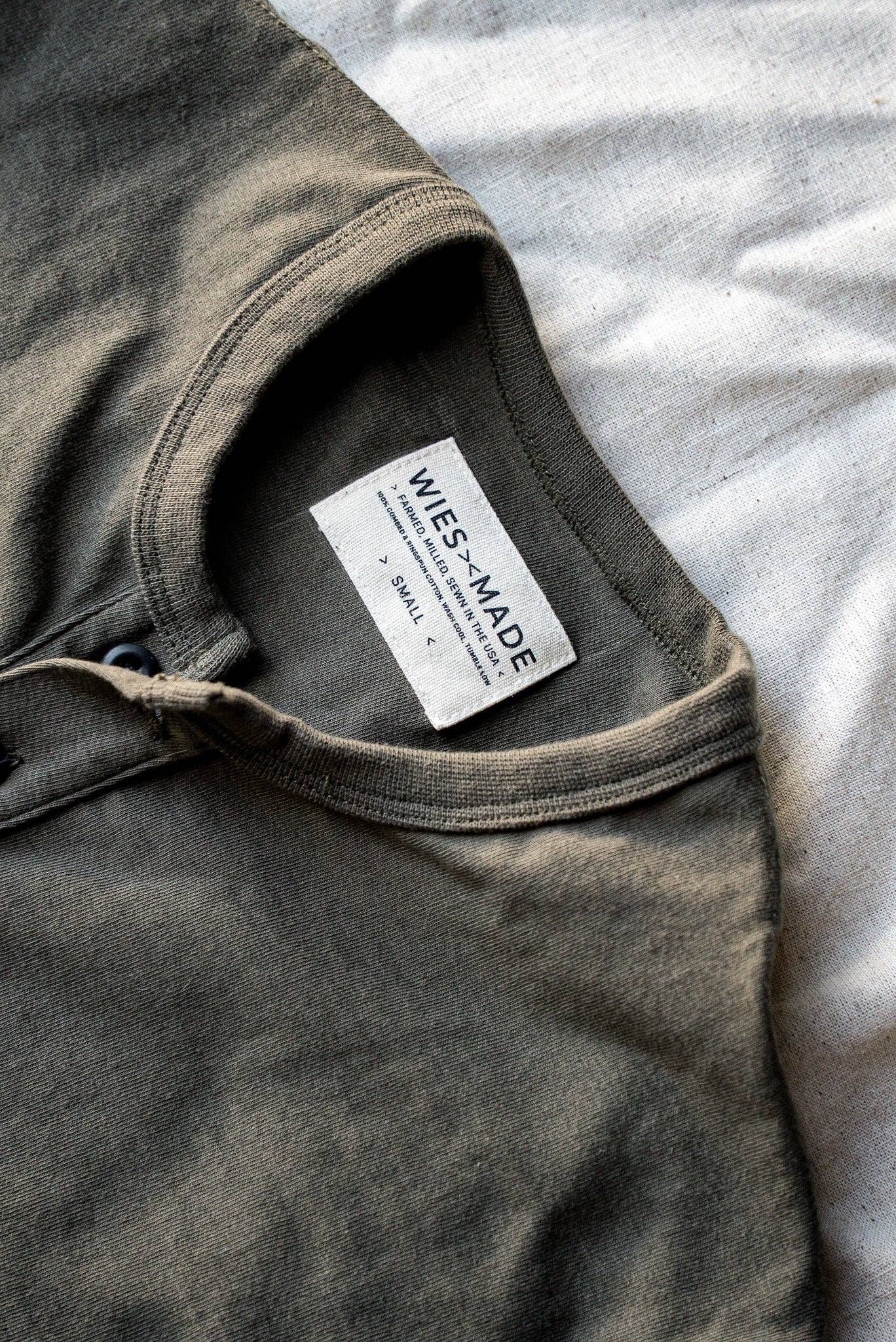 WiesMade Bolinas Heavyweight Cotton Henley