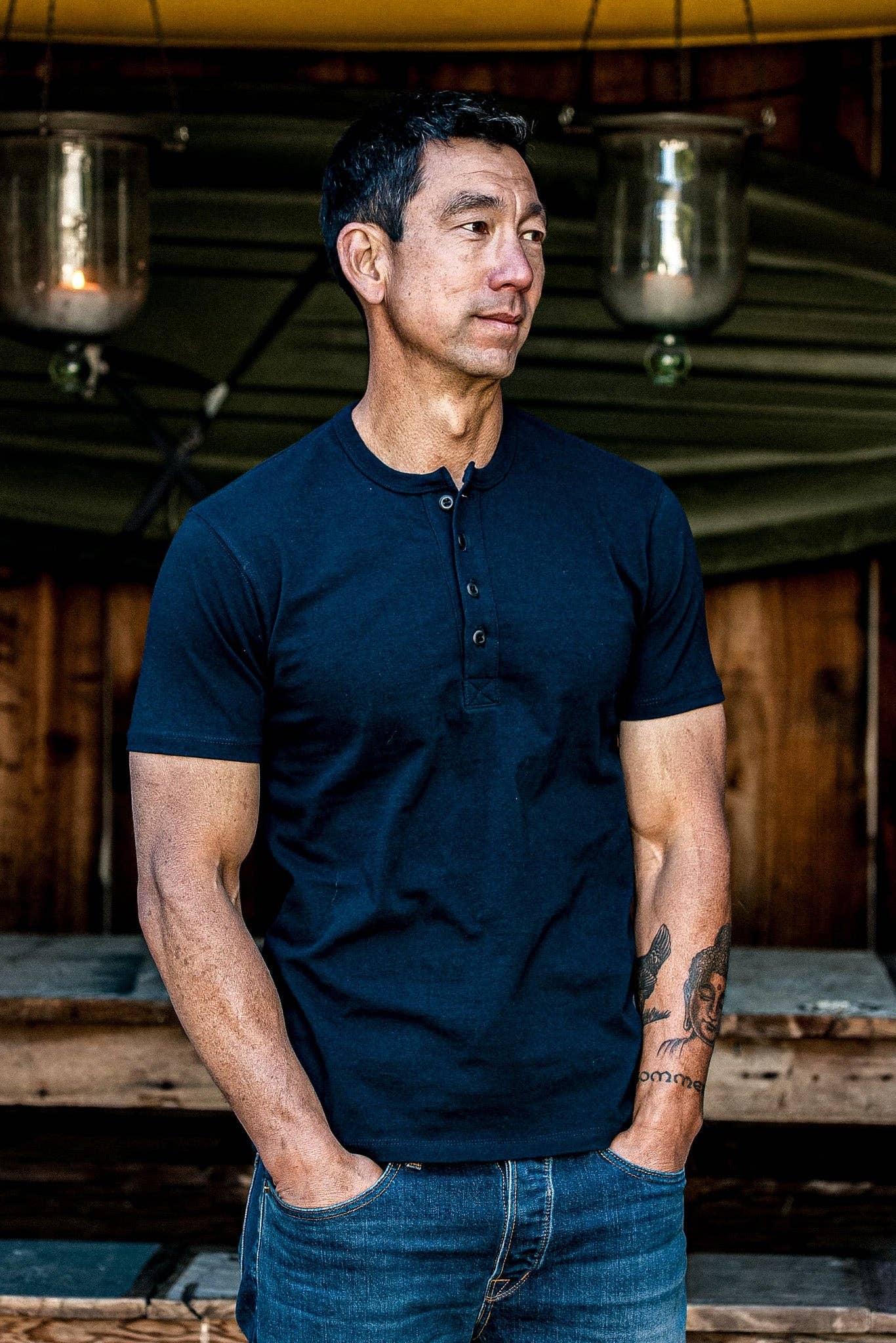 Wiesmade Bolinas Heavyweight Cotton Henley