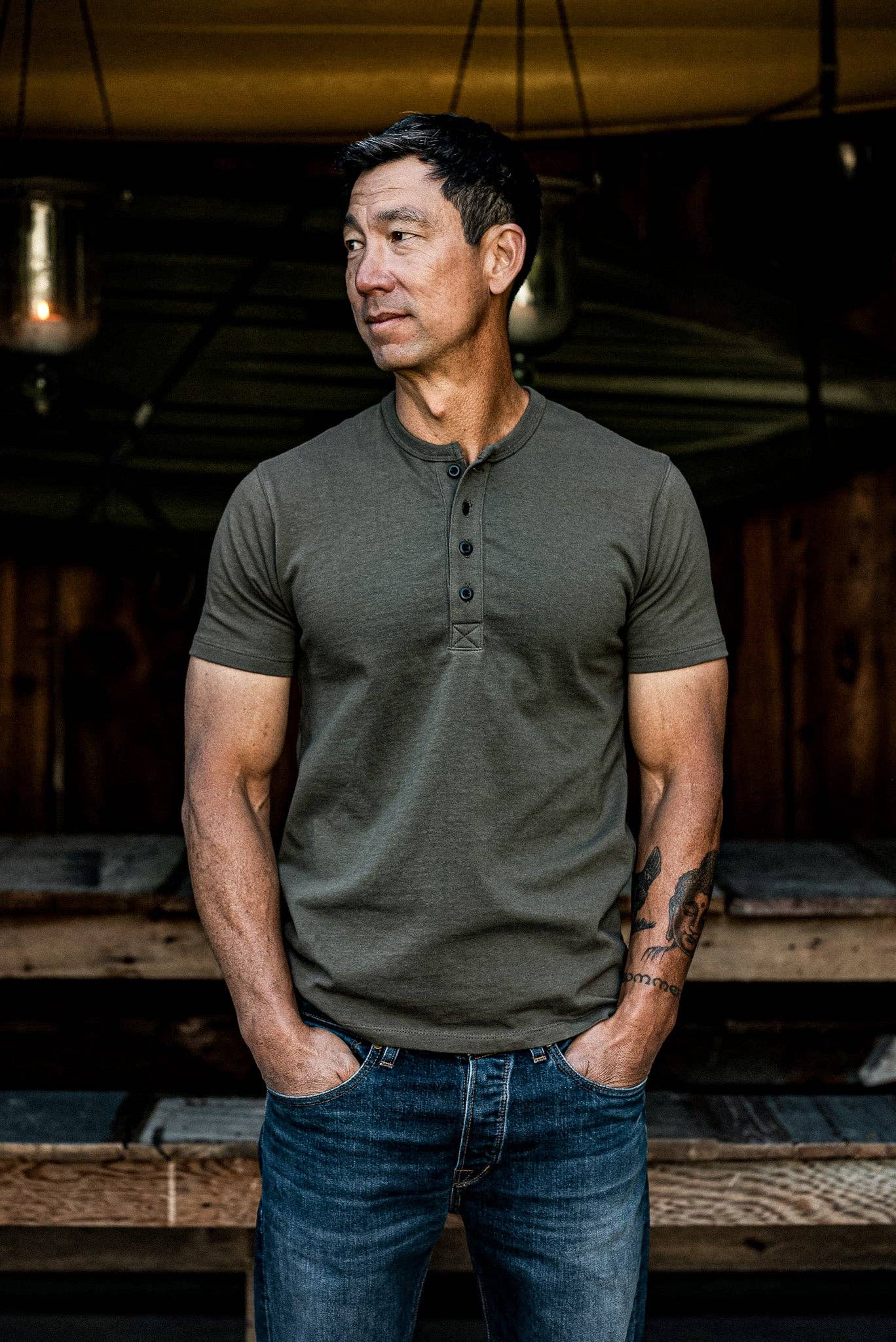 WiesMade Bolinas Heavyweight Cotton Henley