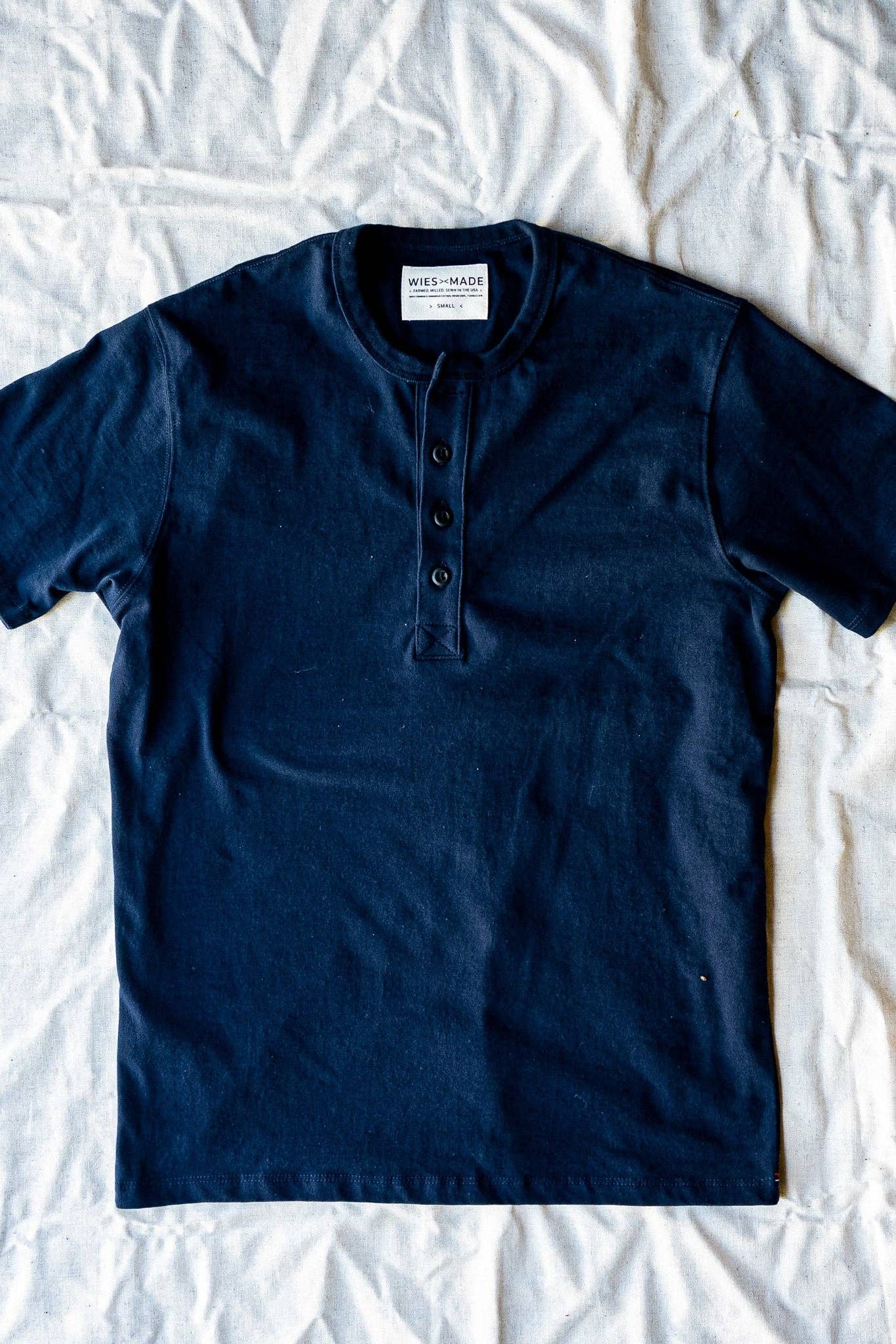 Wiesmade Bolinas Heavyweight Cotton Henley