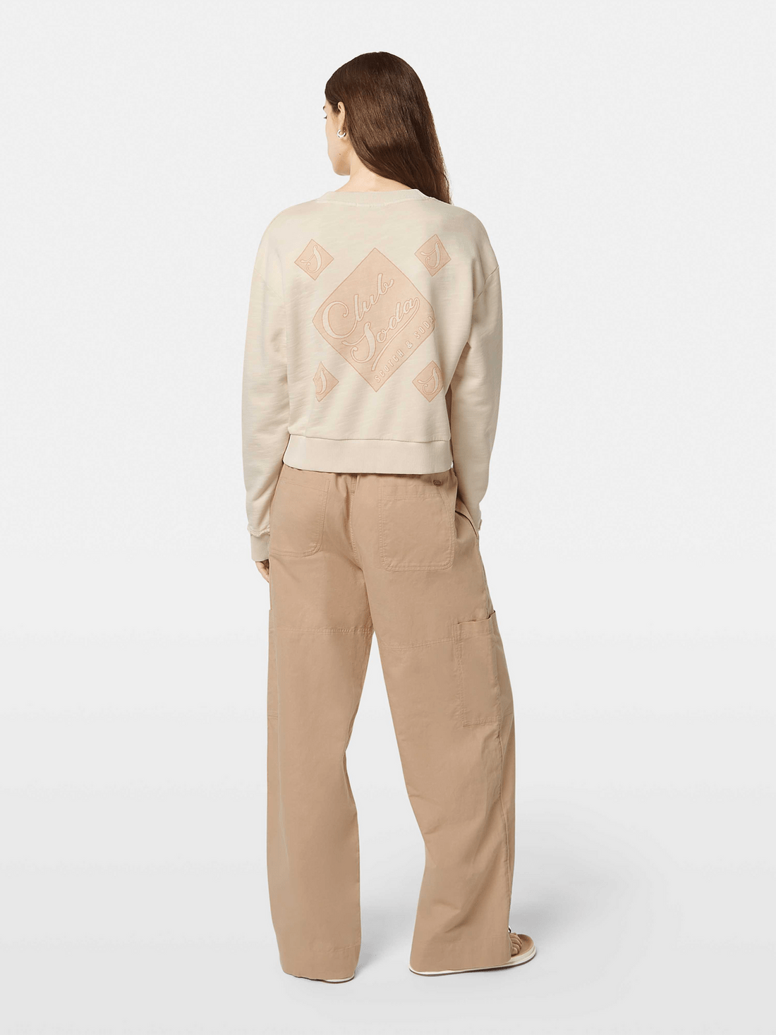 Scotch & Soda Women's Scotch & Soda Garment Dyed Sweatshirt Endless Waves