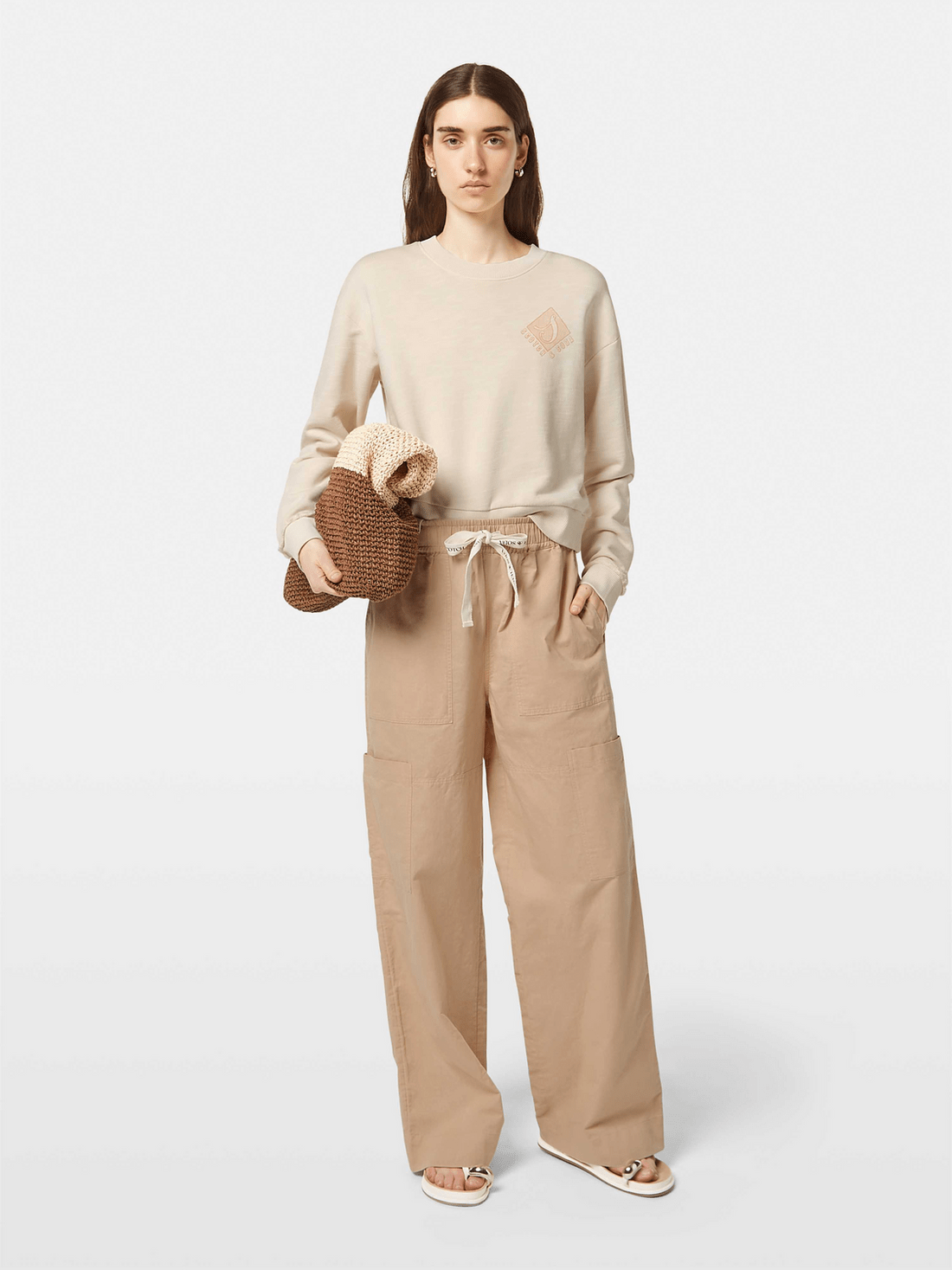 Scotch & Soda Women's Scotch & Soda Garment Dyed Sweatshirt Endless Waves