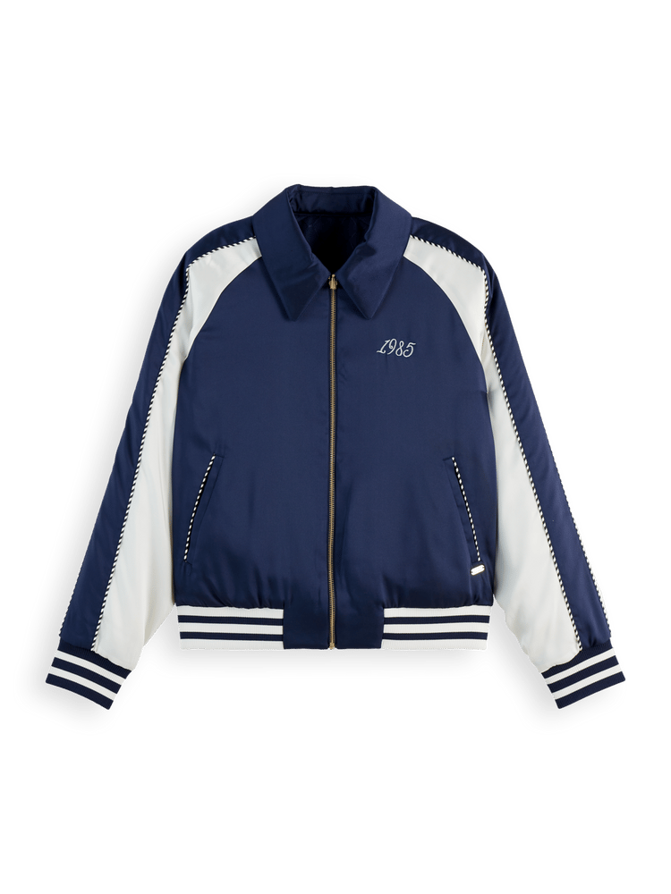 Women's Scotch & Soda Reversible Bomber | Endless Waves Women's Scotch & Soda Reversible Bomber | Endless Waves