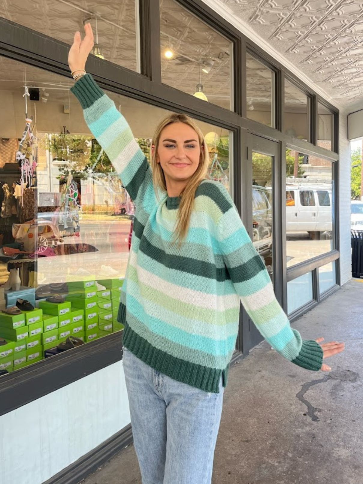 Wooden Ships Wooden Ships Autumn Stripe Crew Endless Waves