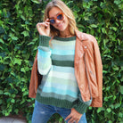 Wooden Ships Autumn Stripe Crew