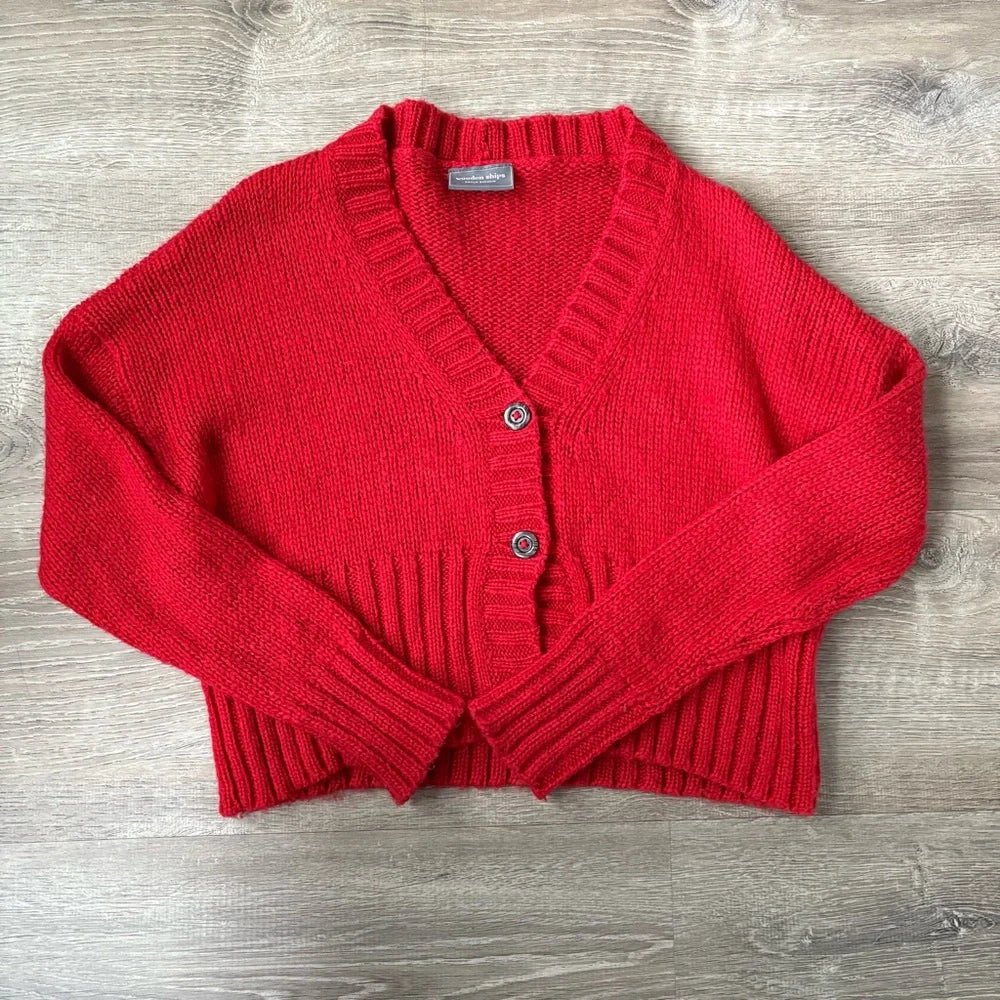 Wooden Ships Jac Cropped Cardigan
