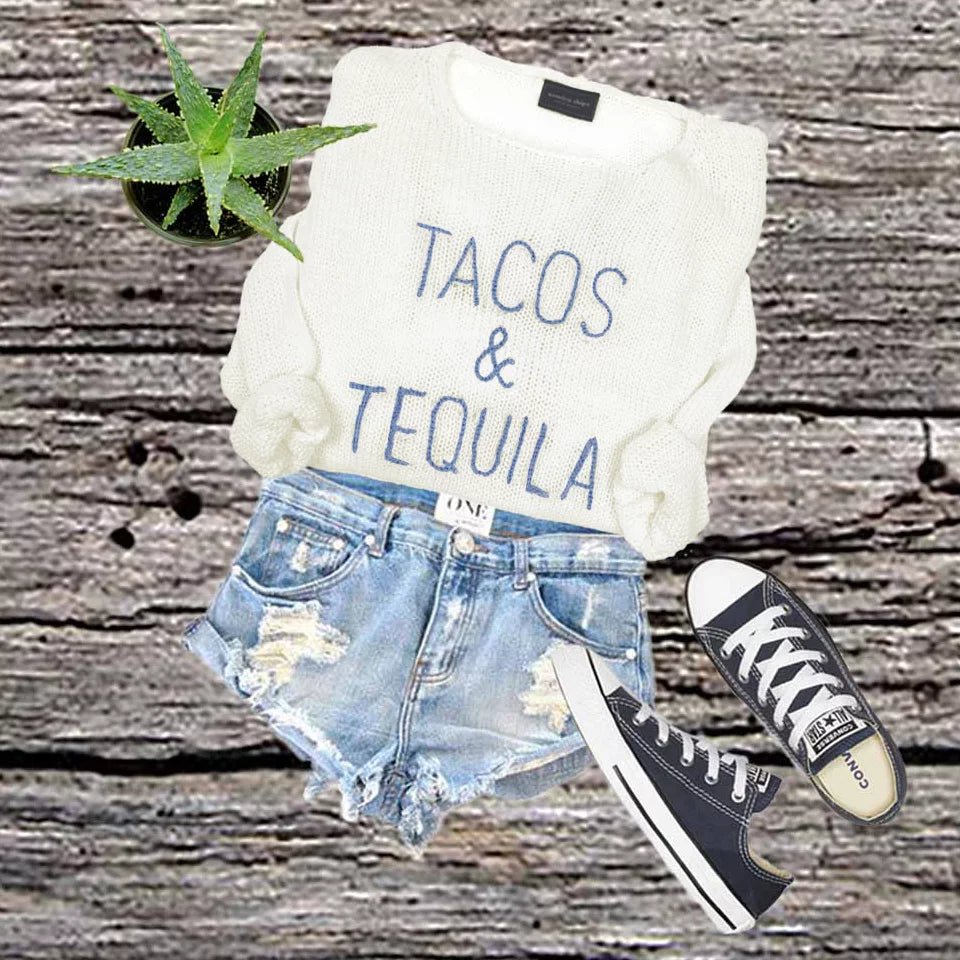 Wooden Ships Tacos & Tequila Sweater