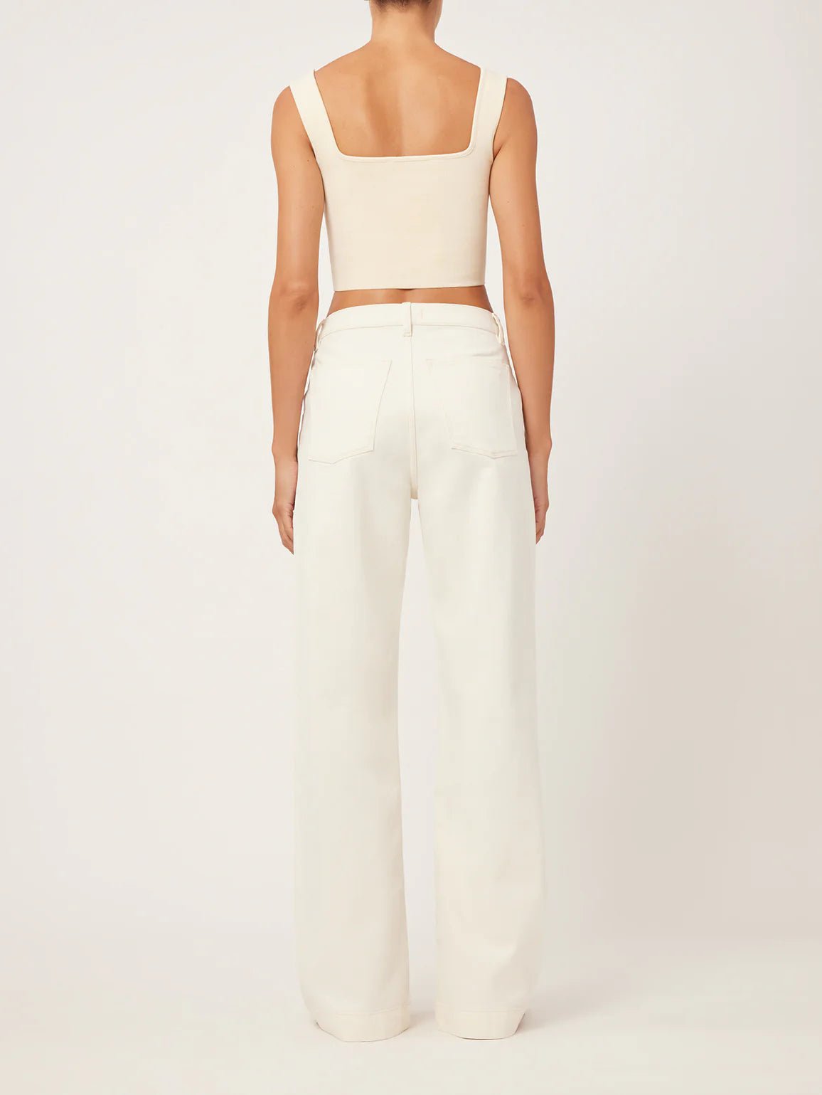DL1961 DL1961 Zoie Wide Leg Relaxed Vintage in Ecru Endless Waves